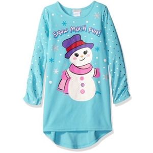 NWOT Komar Kids Girls' Girls' Snow Much Fun Gown